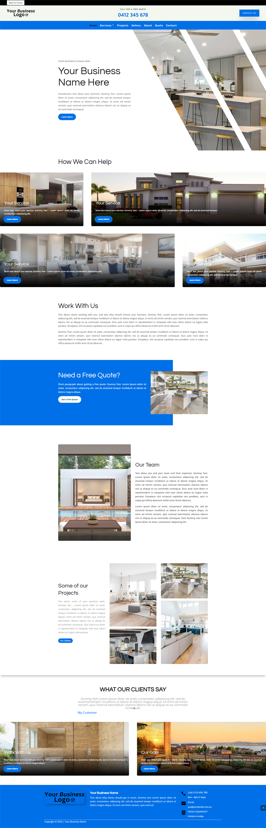 Website Design Adelaide - Homes